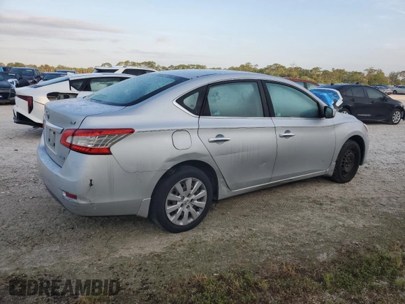 2013 Nissan Sentra SV with VIN 1N4AB7APXDN902382, listed as a Copart auction lot 56101705 with 88,503 mi miles and Clean Title. Bid and sale history available at DreamBid. Image 3.