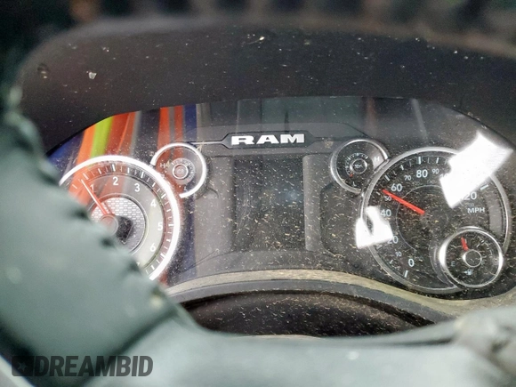 2023 Ram 1500 Big Horn with VIN 1C6RREFT5PN600450, listed as a Copart auction lot 53526315 with Not provided miles and Salvage title. Bid and sale history available at DreamBid. Image 9.
