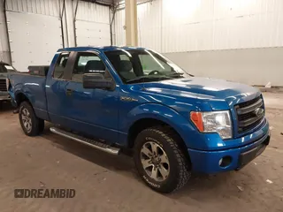 2014 Ford F-150 XL with VIN 1FTFX1CF3EFA38757, listed as a IAAI auction lot 41699899 with 174,214 mi miles. Bid and sale history available at carsss.com. Image 1.