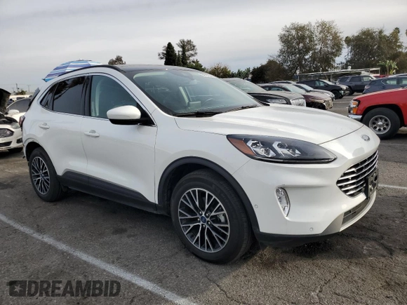 2022 Ford Escape Titanium Plug-In Hybrid с VIN 1FMCU0LZ8NUB45858, выставлен на аукционе Copart как лот 84727544 с пробегом 8 612 миль миль и Списание • Salvage title. История ставок и продаж доступна на DreamBid. Изображение 4.