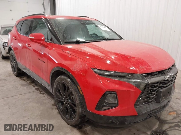 2020 Chevrolet Blazer RS with VIN 3GNKBKRS5LS721180, listed as a IAAI auction lot 41583699 with 65,383 mi miles and . Bid and sale history available at DreamBid. Image 1.