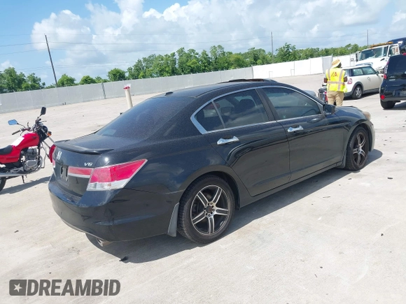 2011 Honda Accord EX-L with VIN 1HGCP3F81BA019579, listed as a IAAI auction lot 42457961 with 196,564 mi miles and . Bid and sale history available at DreamBid. Image 4.
