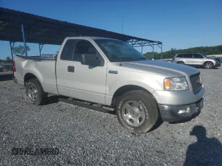 2005 Ford F-150 XL with VIN 1FTRF12W45NB13974, listed as a Copart auction lot 55701635 with 385,185 mi miles and Salvage title. Bid and sale history available at DreamBid. Image 4.