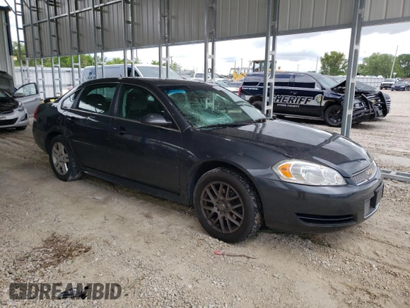 2014 Chevrolet Impala LT with VIN 2G1WB5E32E1100531, listed as a Copart auction lot 55635635 with 292,383 mi miles and Salvage title. Bid and sale history available at DreamBid. Image 4.