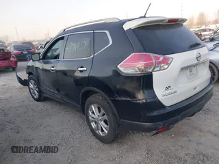 2015 Nissan Rogue SL with VIN 5N1AT2MV2FC870090, listed as a IAAI auction lot 41794859 with 117,519 mi miles and . Bid and sale history available at carsss.com. Image 3.