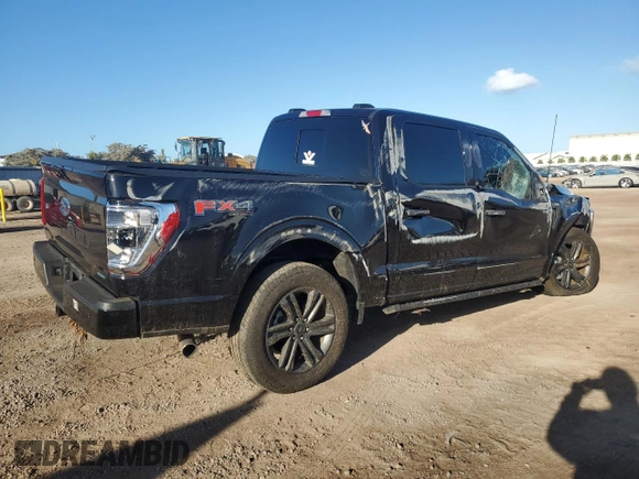 2023 Ford F-150 XL with VIN 1FTFW1E87PKE76757, listed as a Copart auction lot 87314154 with 10,280 mi miles and Salvage Title. Bid and sale history available at carsss.com. Image 3.