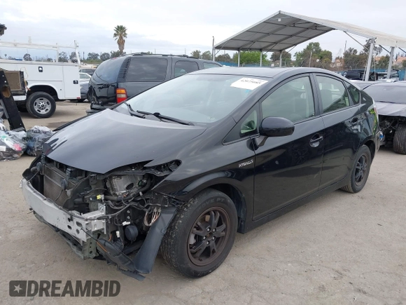 2012 Toyota Prius One with VIN JTDKN3DU9C5529639, listed as a IAAI auction lot 42075085 with 177,911 mi miles and . Bid and sale history available at carsss.com. Image 2.