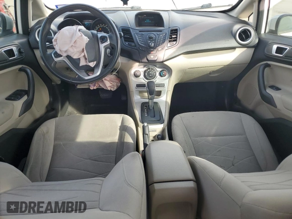2014 Ford Fiesta SE with VIN 3FADP4BJ6EM151199, listed as a Copart auction lot 43125995 with 104,512 mi miles and Salvage Title. Bid and sale history available at DreamBid. Image 8.