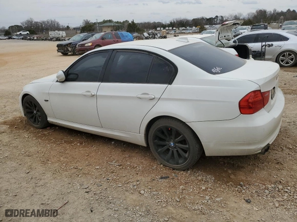 2011 BMW 3 Series 328i with VIN WBAPH7C5XBE677034, listed as a Copart auction lot 47585685 with 0 mi miles and Salvage Title. Bid and sale history available at carsss.com. Image 2.