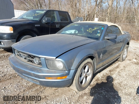 2007 Ford Mustang Deluxe with VIN 1ZVHT84N175324146, listed as a IAAI auction lot 41790074 with 196,558 mi miles and . Bid and sale history available at carsss.com. Image 2.