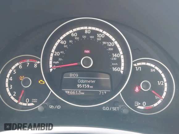 2013 Volkswagen Beetle with VIN 3VWHX7AT0DM603661, listed as a IAAI auction lot 42464030 with 95,159 mi miles and . Bid and sale history available at DreamBid. Image 16.