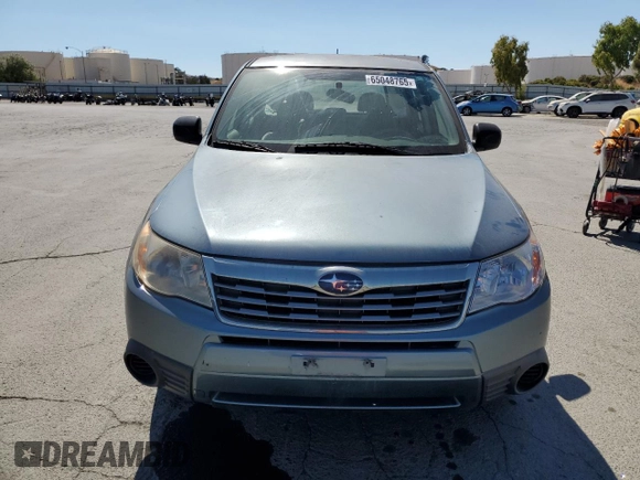 2009 Subaru Forester X with VIN JF2SH61619H757609, listed as a Copart auction lot 65048765 with 106,139 mi miles and Salvage title. Bid and sale history available at DreamBid. Image 5.