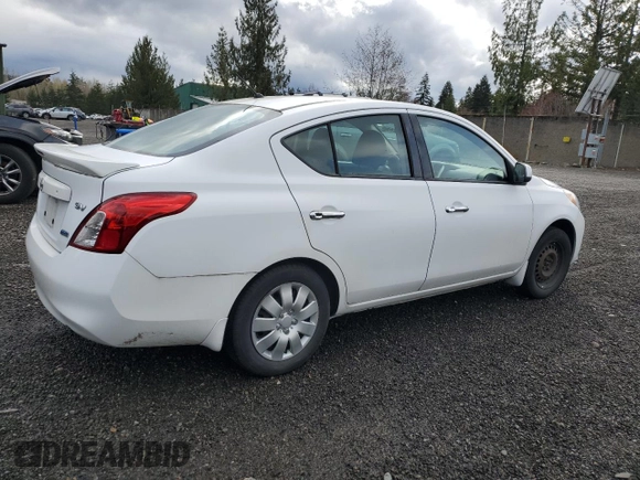 2014 Nissan Versa SV with VIN 3N1CN7AP2EL830172, listed as a Copart auction lot 51309265 with 163,982 mi miles and Clean Title. Bid and sale history available at DreamBid. Image 3.