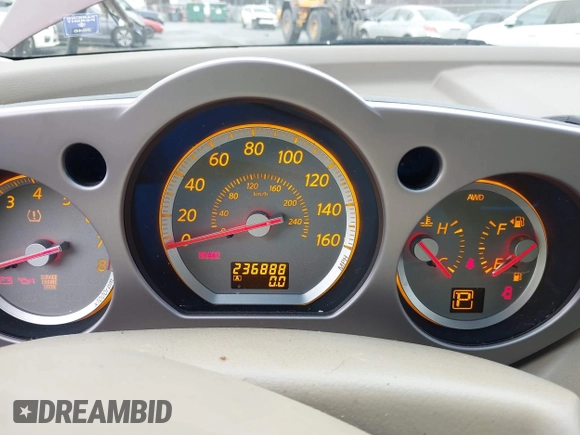 2007 Nissan Murano S with VIN JN8AZ08W37W663397, listed as a IAAI auction lot 41552454 with 236,888 mi miles and . Bid and sale history available at DreamBid. Image 7.