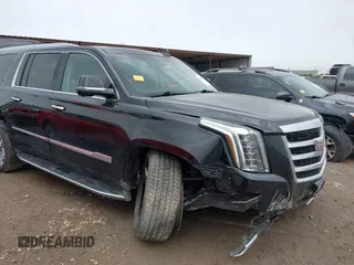 2016 Cadillac Escalade ESV Luxury Collection z VIN 1GYS4HKJXGR414629, wystawiony jako IAAI lot #41938749 z przebiegiem 40 793 mil mil oraz . Historia ofert i sprzedaży dostępna na DreamBid. Obrazek 1.