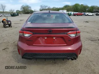 2022 Toyota Corolla SE with VIN 5YFS4MCE4NP105536, listed as a Copart auction lot 54096325 with 22,727 mi miles and Salvage Title. Bid and sale history available at carsss.com. Image 6.