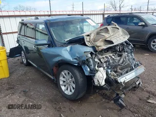 2010 Ford Flex SEL with VIN 2FMGK5CCXABA50542, listed as a IAAI auction lot 41687459 with 1 mi miles. Bid and sale history available at carsss.com. Image 1.