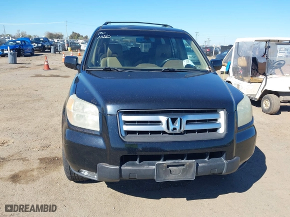 2006 Honda Pilot EX-L with VIN 2HKYF18596H512441, listed as a IAAI auction lot 41842107 with 248,844 mi miles. Bid and sale history available at carsss.com. Image 6.