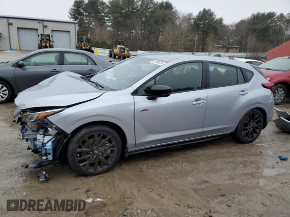 2024 Subaru Impreza RS with VIN JF1GUHHC1R8857934, listed as a Copart auction lot 47049475 with 1,845 mi miles and Salvage Title. Bid and sale history available at carsss.com. Image 1.