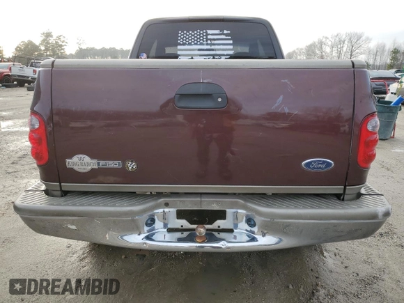 2003 Ford F-150 XL with VIN 1FTRX07L03KD01976, listed as a Copart auction lot 44358785 with 176,418 mi miles and Salvage title. Bid and sale history available at DreamBid. Image 6.