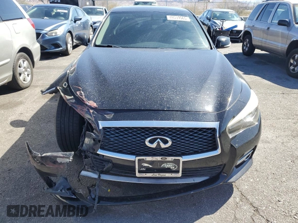 2014 Infiniti Q50 Hybrid Sport with VIN JN1AV7AP7EM692142, listed as a Copart auction lot 49539565 with 157,918 mi miles and Salvage Title. Bid and sale history available at carsss.com. Image 5.