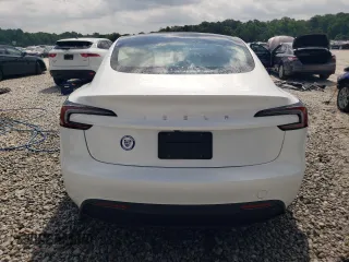 2025 Tesla Model 3 Long Range with VIN 5YJ3E1EA3SF889774, listed as a Copart auction lot 57493425 with 5,167 mi miles and Salvage title. Bid and sale history available at DreamBid. Image 6.