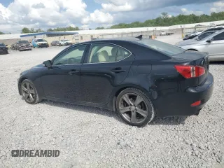 2012 Lexus IS 250 with VIN JTHBF5C21C5166406, listed as a Copart auction lot 55521305 with 123,708 mi miles and Salvage title. Bid and sale history available at DreamBid. Image 2.