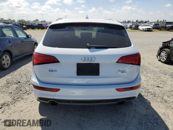 2015 Audi Q5 Premium Plus with VIN WA1DGAFP0FA005106, listed as a Copart auction lot 52999355 with 88,174 mi miles and Salvage title. Bid and sale history available at DreamBid. Image 6.