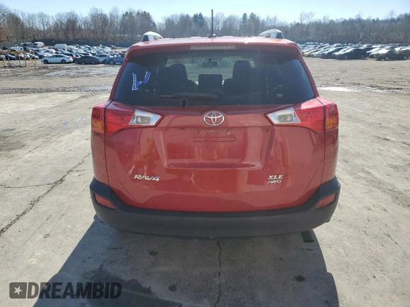 2014 Toyota RAV4 XLE with VIN JTMRFREV0ED065719, listed as a Copart auction lot 49479355 with 163,292 mi miles and Salvage Title. Bid and sale history available at carsss.com. Image 6.