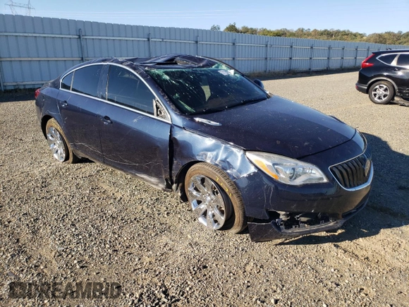 2016 Buick Regal Premium II with VIN 2G4GT5GX9G9138413, listed as a Copart auction lot 71134914 with 109,138 mi miles and Salvage Title. Bid and sale history available at carsss.com. Image 4.