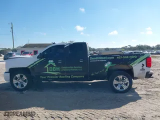 2018 Chevrolet Silverado 1500 Custom with VIN 1GCRCPEC6JZ199689, listed as a IAAI auction lot 41444651 with 136,998 mi miles. Bid and sale history available at carsss.com. Image 14.