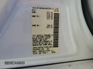 2016 Nissan Altima SL with VIN 1N4AL3AP1GC266182, listed as a Copart auction lot 54650135 with 118,493 mi miles and Salvage Title. Bid and sale history available at carsss.com. Image 12.