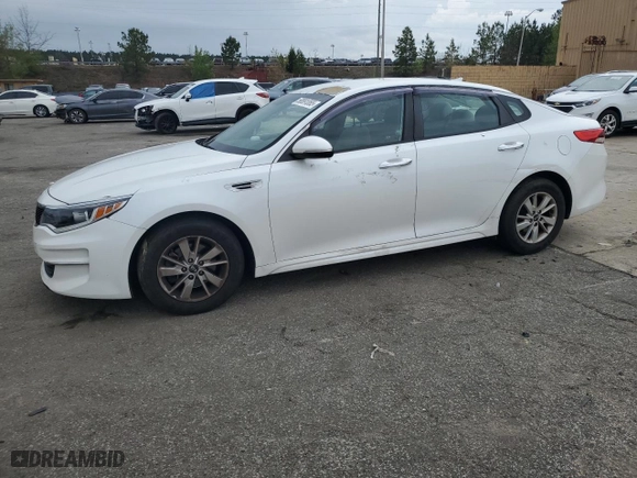 2016 Kia Optima LX with VIN 5XXGT4L35GG050405, listed as a Copart auction lot 50891065 with 134,046 mi miles and Salvage Title. Bid and sale history available at carsss.com. Image 1.