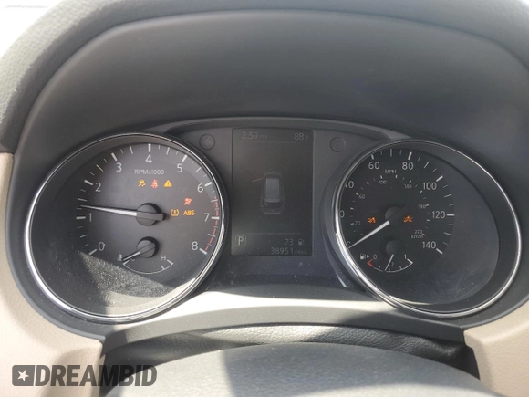 2019 Nissan Rogue SL with VIN 5N1AT2MV4KC766162, listed as a Copart auction lot 55080465 with 38,951 mi miles and Non Repairable. Bid and sale history available at carsss.com. Image 9.