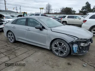 2021 Kia K5 GT-Line with VIN 5XXG64J24MG054054, listed as a Copart auction lot 46406945 with 28,680 mi miles and Salvage Title. Bid and sale history available at carsss.com. Image 4.