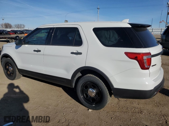 2016 Ford Utility Police Interceptor with VIN 1FM5K8AR0GGA12285, listed as a Copart auction lot 79109934 with 78,345 mi miles and Salvage Title. Bid and sale history available at carsss.com. Image 2.