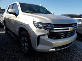 2023 Chevrolet Tahoe LT with VIN 1GNSCNKDXPR539574, listed as a Copart auction lot 74490004 with 0 mi miles and Salvage Title. Bid and sale history available at carsss.com. Image 4.