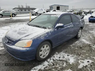 2001 Honda Civic EX with VIN 1HGEM21981L061939, listed as a Copart auction lot 87461744 with 230,989 mi miles and Salvage Title. Bid and sale history available at carsss.com. Image 1.