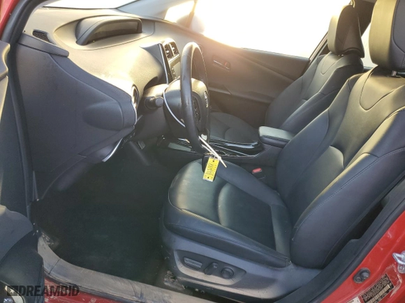 2021 Toyota Prius L Eco with VIN JTDKAMFU2M3127974, listed as a Copart auction lot 76284914 with 25,571 mi miles and Salvage Title. Bid and sale history available at carsss.com. Image 7.