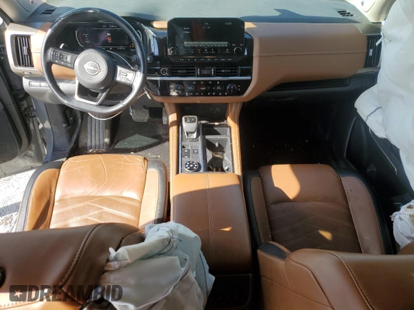 2022 Nissan Pathfinder Platinum z VIN 5N1DR3DJ0NC261450, wystawiony jako Copart lot #52529575 z przebiegiem 52 490 mil mil oraz Szkoda całkowita • Salvage title. Historia ofert i sprzedaży dostępna na DreamBid. Obrazek 8.