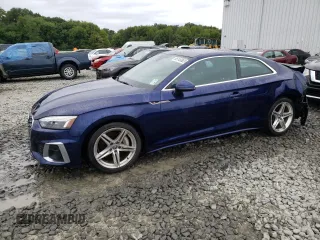 2020 Audi A5 Premium Plus z VIN WAUTNAF54LA005480, wystawiony jako Copart lot #65745803 z przebiegiem Nie podano mil oraz . Historia ofert i sprzedaży dostępna na DreamBid. Obrazek 1.