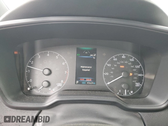 2023 Toyota Corolla SE with VIN JTDS4MCE4P3514602, listed as a Copart auction lot 50750075 with 45,624 mi miles and Salvage Title. Bid and sale history available at DreamBid. Image 9.
