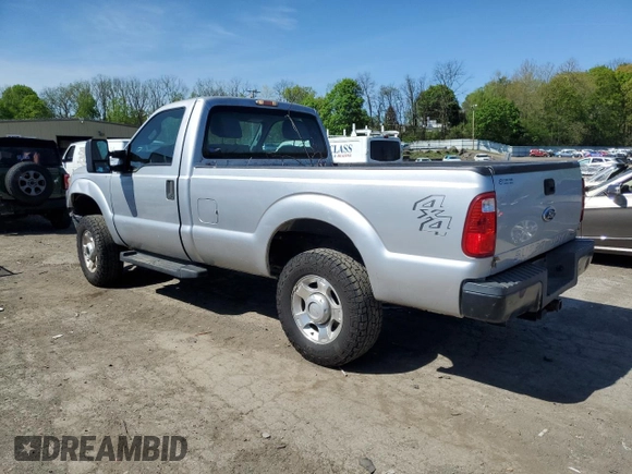 2012 Ford F-250 XL with VIN 1FTBF2B64CEA04600, listed as a Copart auction lot 54930025 with 127,925 mi miles and Salvage title. Bid and sale history available at DreamBid. Image 2.