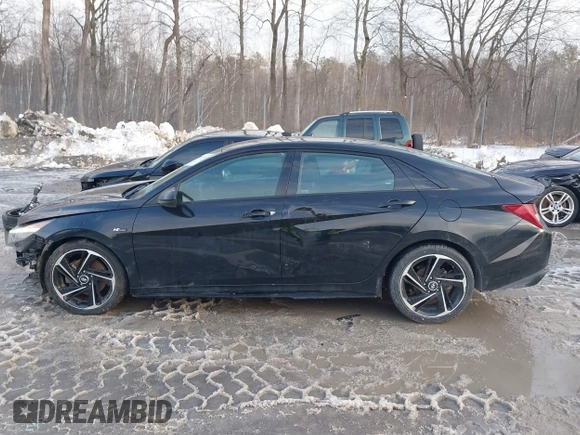 2023 Hyundai Elantra N Line z VIN KMHLR4AF9PU526879, wystawiony jako IAAI lot #41640771 z przebiegiem 51 446 mil mil oraz . Historia ofert i sprzedaży dostępna na DreamBid. Obrazek 14.