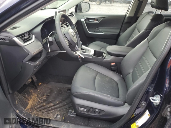 2024 Toyota RAV4 Hybrid XLE Premium with VIN JTMB6RFV4RD151024, listed as a Copart auction lot 46646405 with 3,310 mi miles and Salvage Title. Bid and sale history available at DreamBid. Image 7.