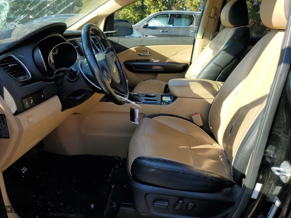 2019 Kia Sedona LX with VIN KNDMB5C19K6500526, listed as a Copart auction lot 77311814 with NaN miles and Salvage Title. Bid and sale history available at carsss.com. Image 7.