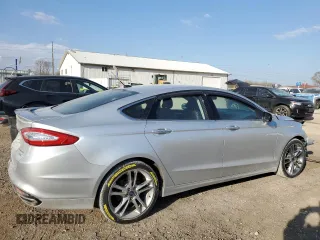 2016 Ford Fusion Titanium with VIN 3FA6P0D99GR278636, listed as a Copart auction lot 50372025 with 164,485 mi miles and Salvage title. Bid and sale history available at DreamBid. Image 3.