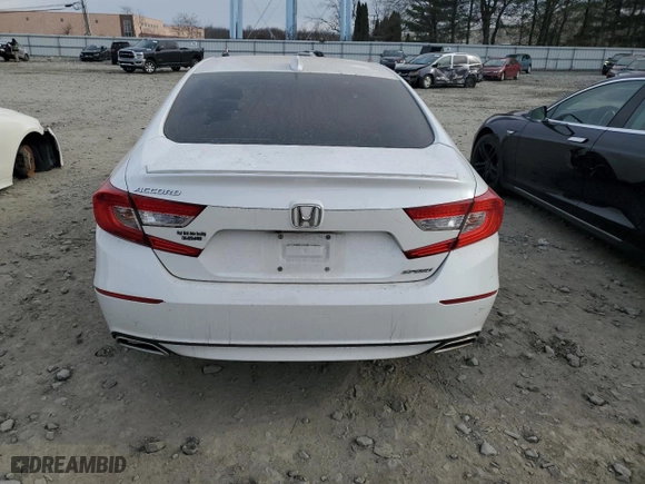 2020 Honda Accord Sedan Sport with VIN 1HGCV1F38LA153716, listed as a Copart auction lot 45368505 with 72,088 mi miles and Salvage Title. Bid and sale history available at carsss.com. Image 6.