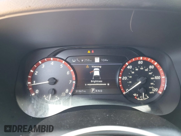 2022 Nissan Frontier Pro-X with VIN 1N6ED1EJ3NN606031, listed as a Copart auction lot 63337253 with 31,947 mi miles and Salvage title. Bid and sale history available at DreamBid. Image 9.