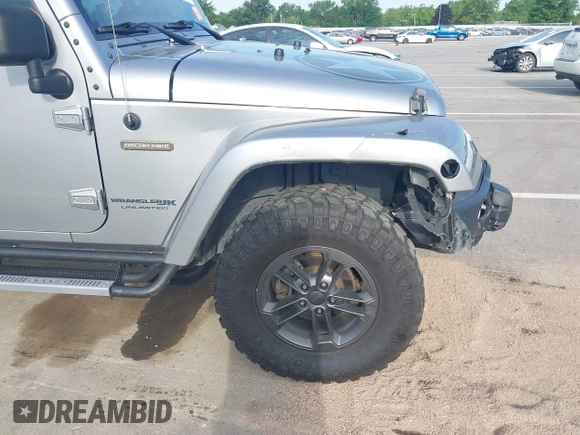 2018 Jeep Wrangler Unlimited Sport S with VIN 1C4BJWDG5JL827850, listed as a IAAI auction lot 39621196 with 93,231 mi miles and . Bid and sale history available at DreamBid. Image 17.
